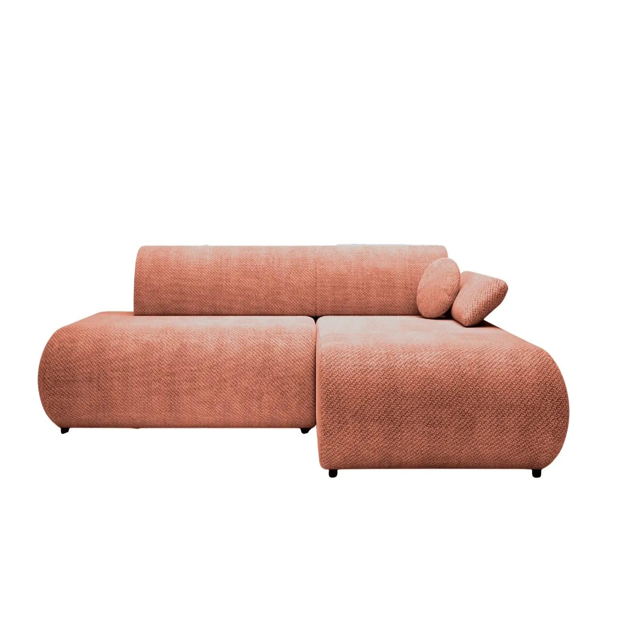 Voir la diapositive 1 : CASANOVA PARIS Levi - canapé d'angle convertible tissu lisse