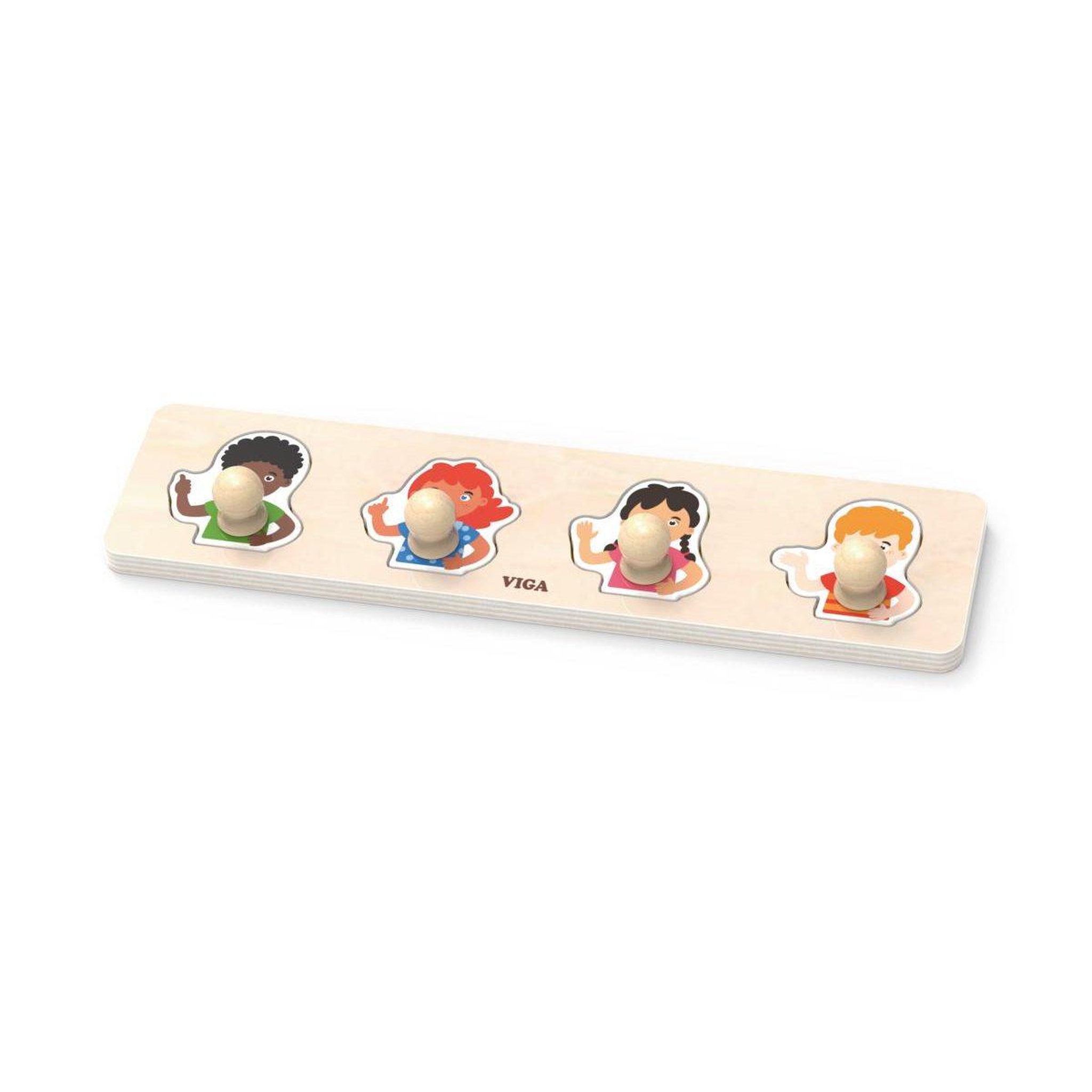 VIGA Puzzle plat  44536 - différences de peau
