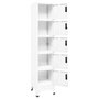 Voir la diapositive 3 : VIDAXL Armoire a casiers Blanc 38x40x180 cm Acier