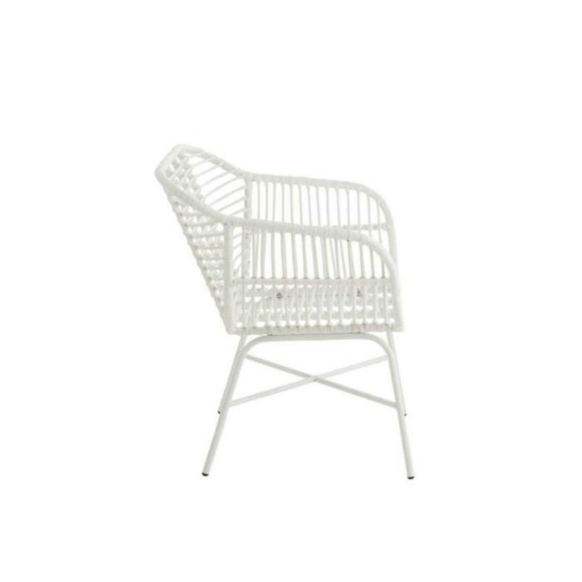 Paris Prix Chaise de Jardin Design  Celeste  82cm Blanc