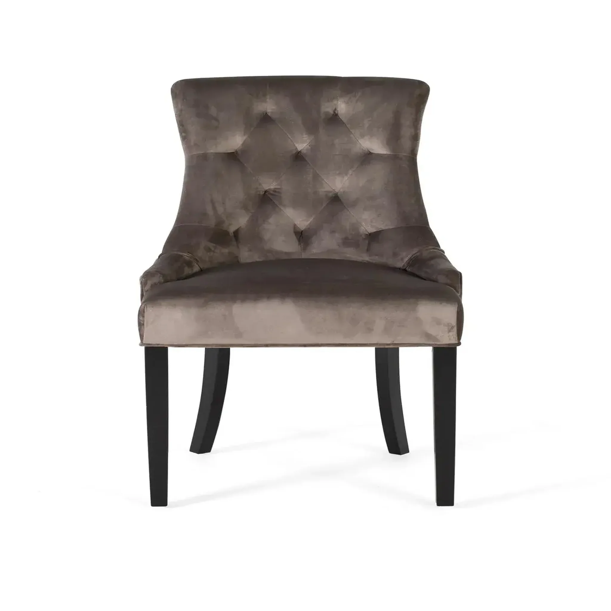 Voir la diapositive 2 : GINER Y COLOMER SL Lot de 2 chaises de velours 57 cm style moderne contemporain
