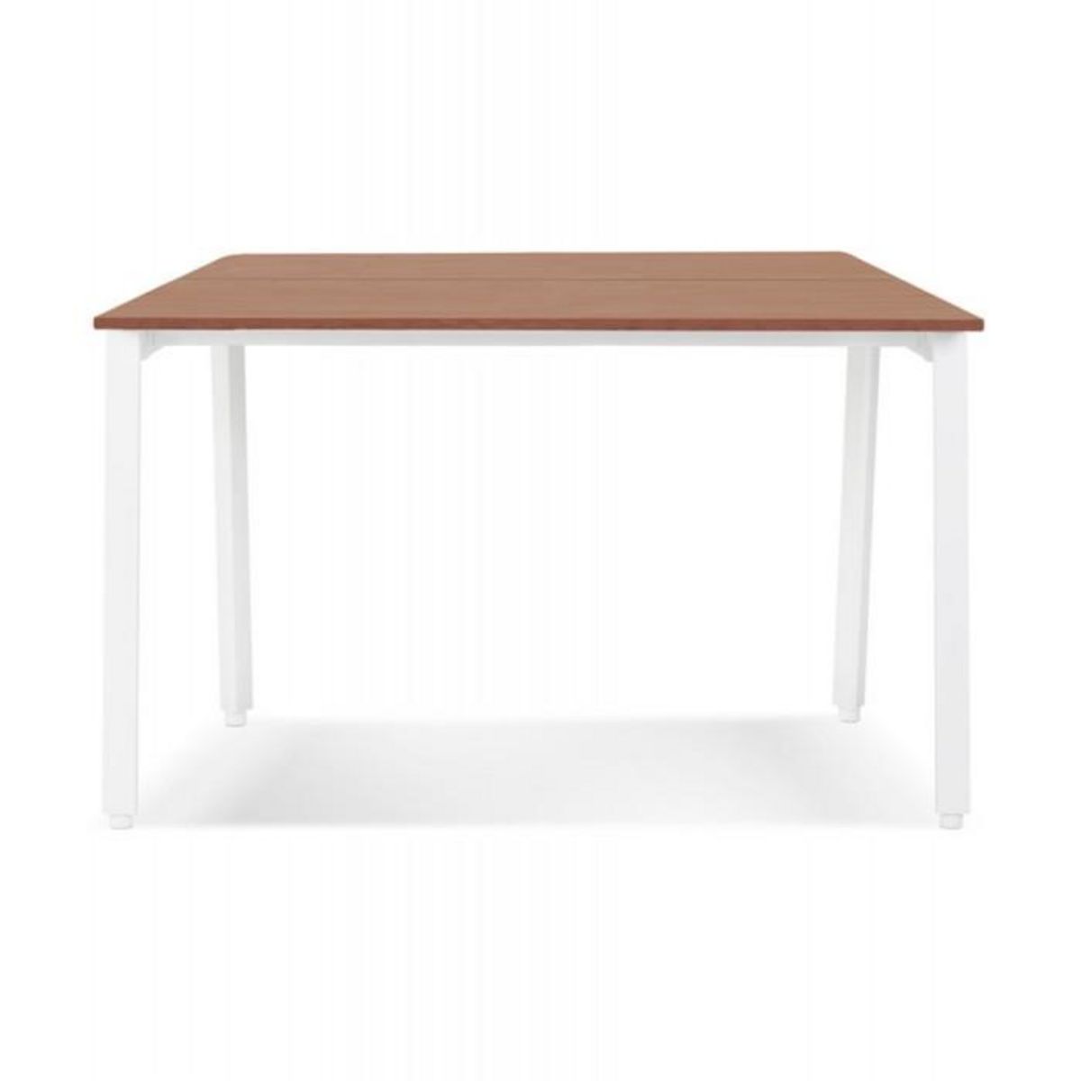 Paris Prix Bureau Bench Double  Rosendo  160cm Blanc & Noyer