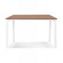 Voir la diapositive 2 : Paris Prix Bureau Bench Double  Rosendo  160cm Blanc & Noyer