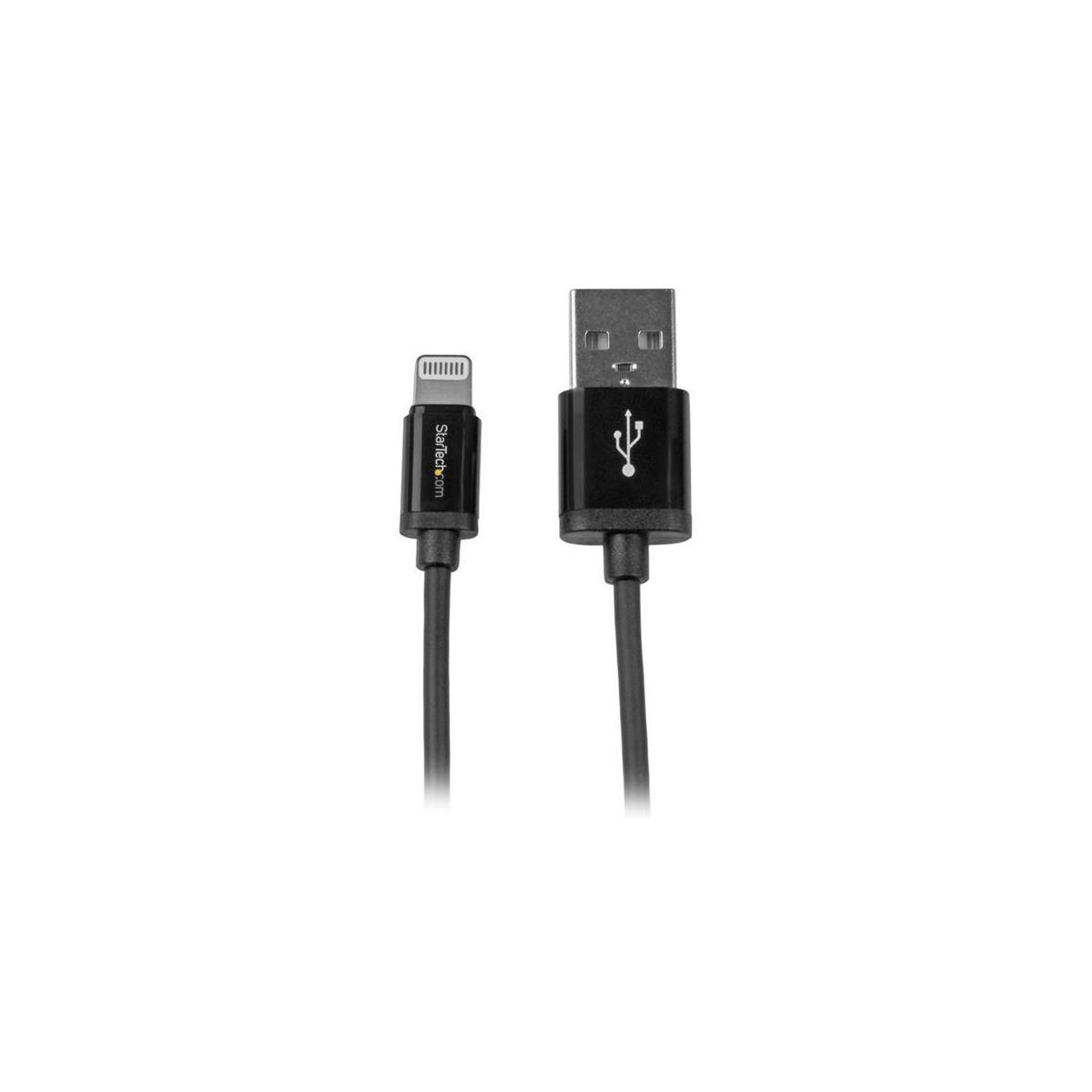 Startech Startech.com câble apple lightning vers usb pour iphone 5 / ipod / ipad de 1 m - m/m - noir