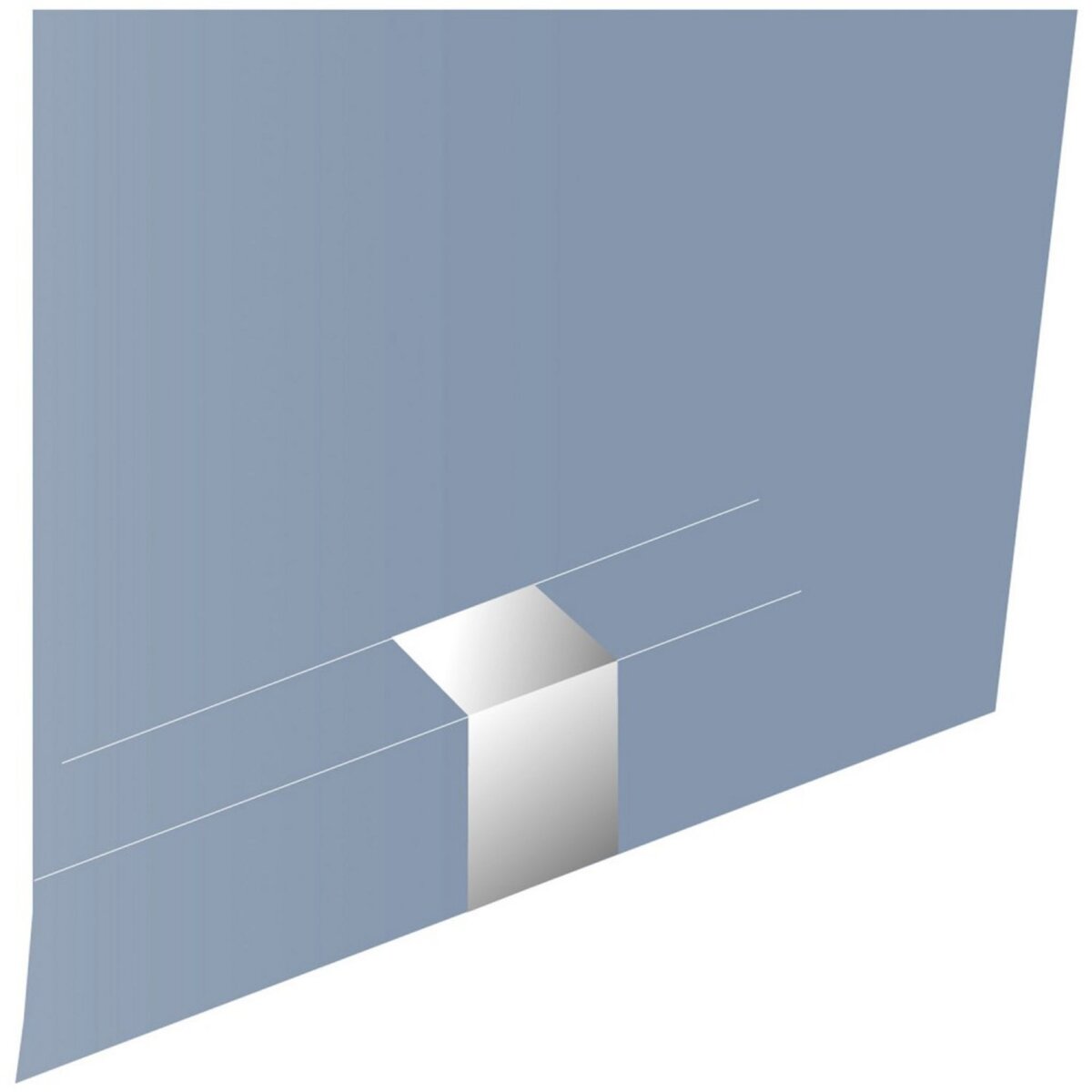 CENTRALE BRICO Jonction blanc pour goulotte, H. 6.1 x P.1.1 cm
