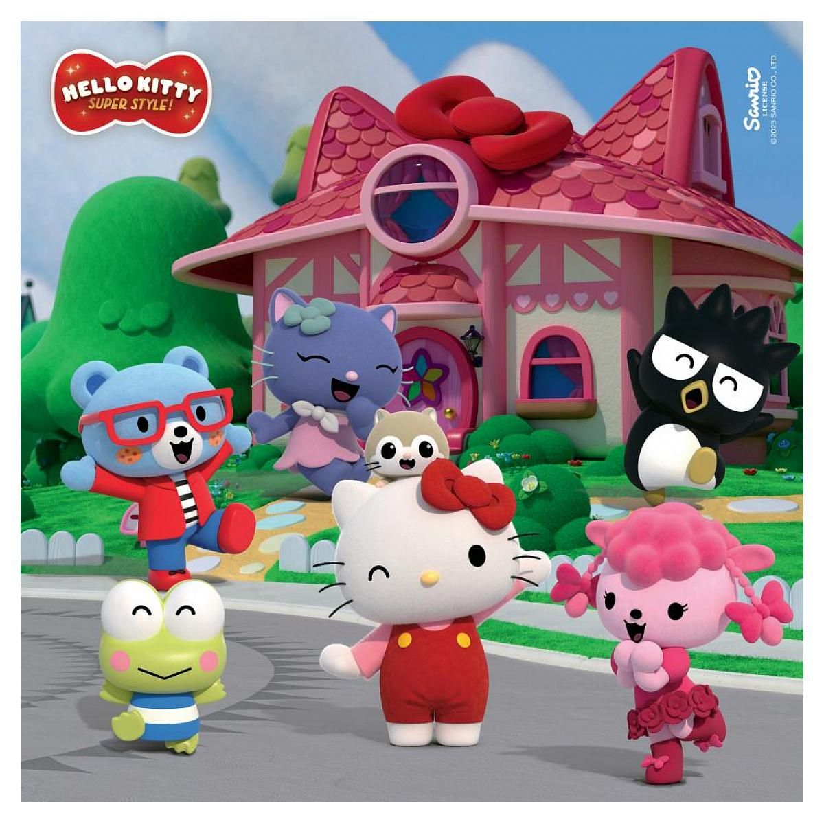 RAVENSBURGER Puzzles 3x49 p - hello kitty