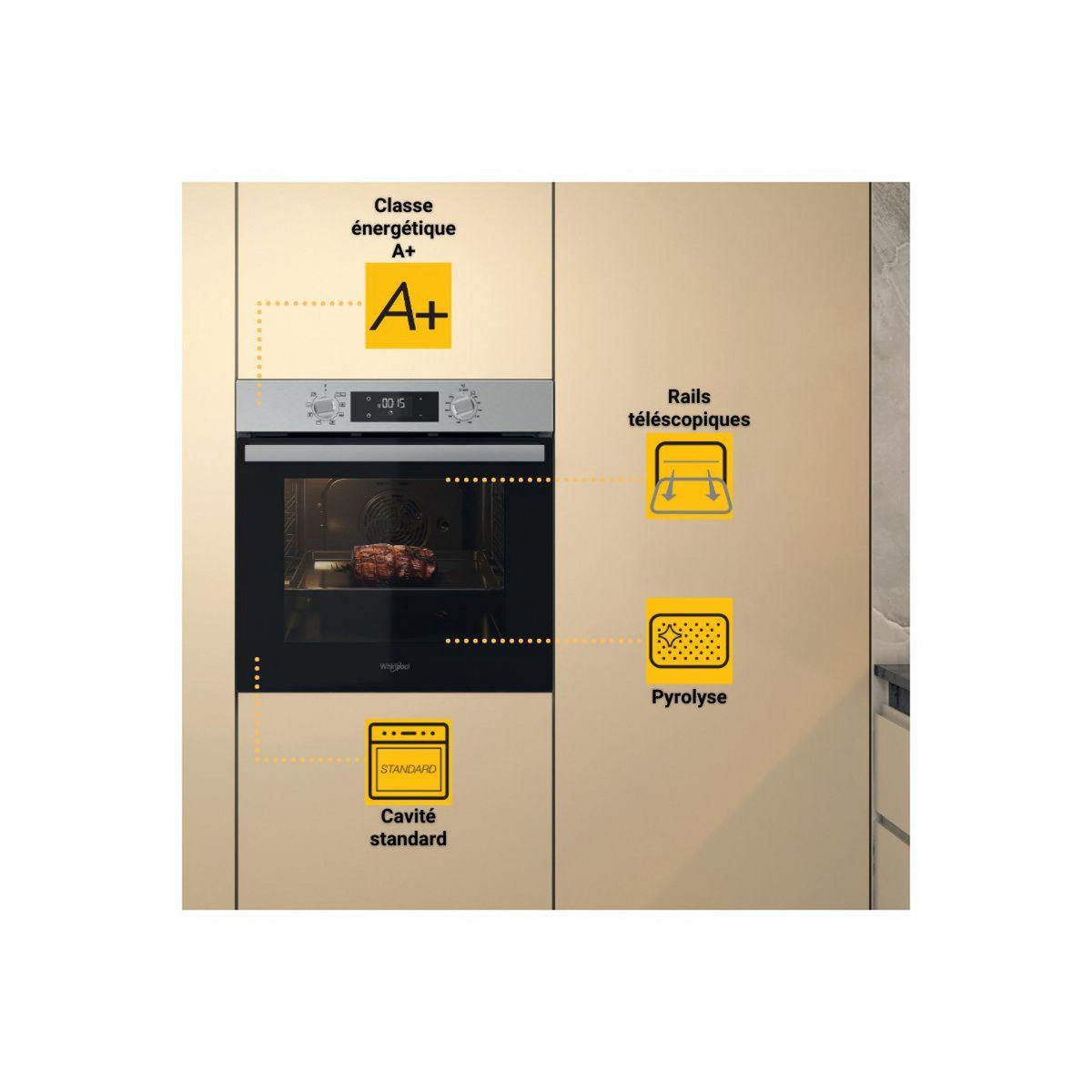 Whirlpool Four encastrable OMR58RR1X