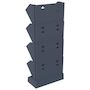 Voir la diapositive 5 : VIDAXL Ensemble de jardinieres verticales 4 pcs Anthracite PP
