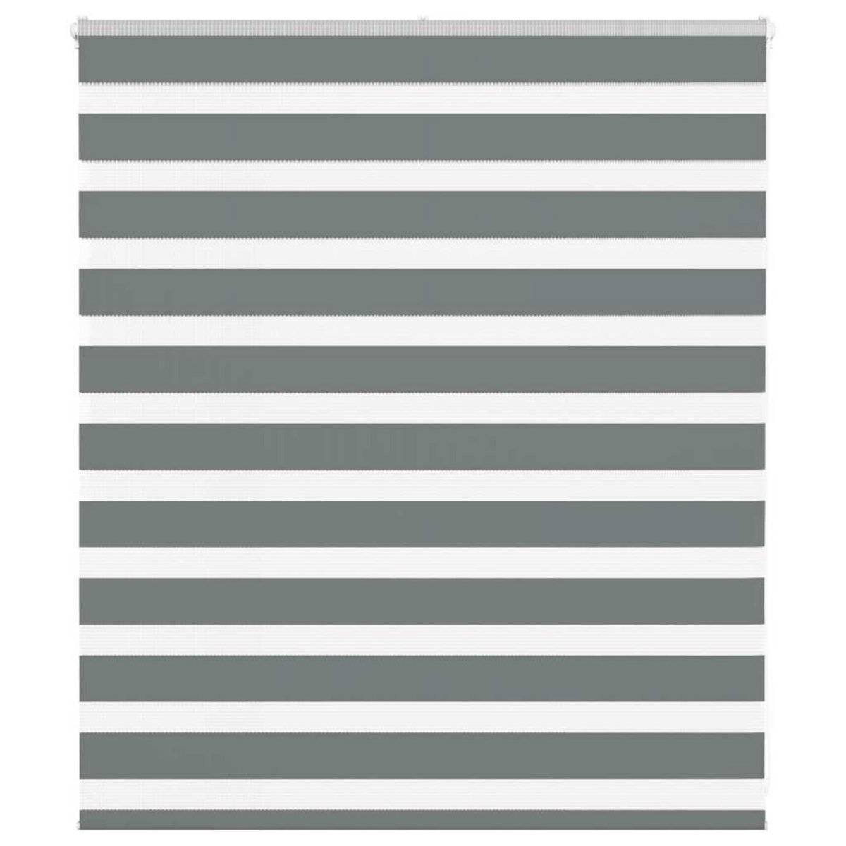 VIDAXL Store zebre gris fonce largeur du tissu 130,9 cm polyester