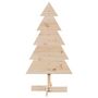Voir la diapositive 3 : VIDAXL Arbre de Noël en bois pour decoration 100 cm bois massif de pin