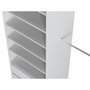 Voir la diapositive 6 : MARKET24 Kit dressing 2 colonnes - Décor blanc - 6 tiroirs - 2 barres de penderie - L 177 x P 48 x H 200,2 cm - COMBI