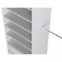 Voir la diapositive 6 : MARKET24 Kit dressing 2 colonnes - Décor blanc - 6 tiroirs - 2 barres de penderie - L 177 x P 48 x H 200,2 cm - COMBI