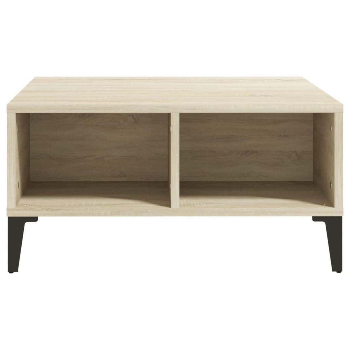 VIDAXL Table basse chene sonoma 60x60x30 cm bois d'ingenierie