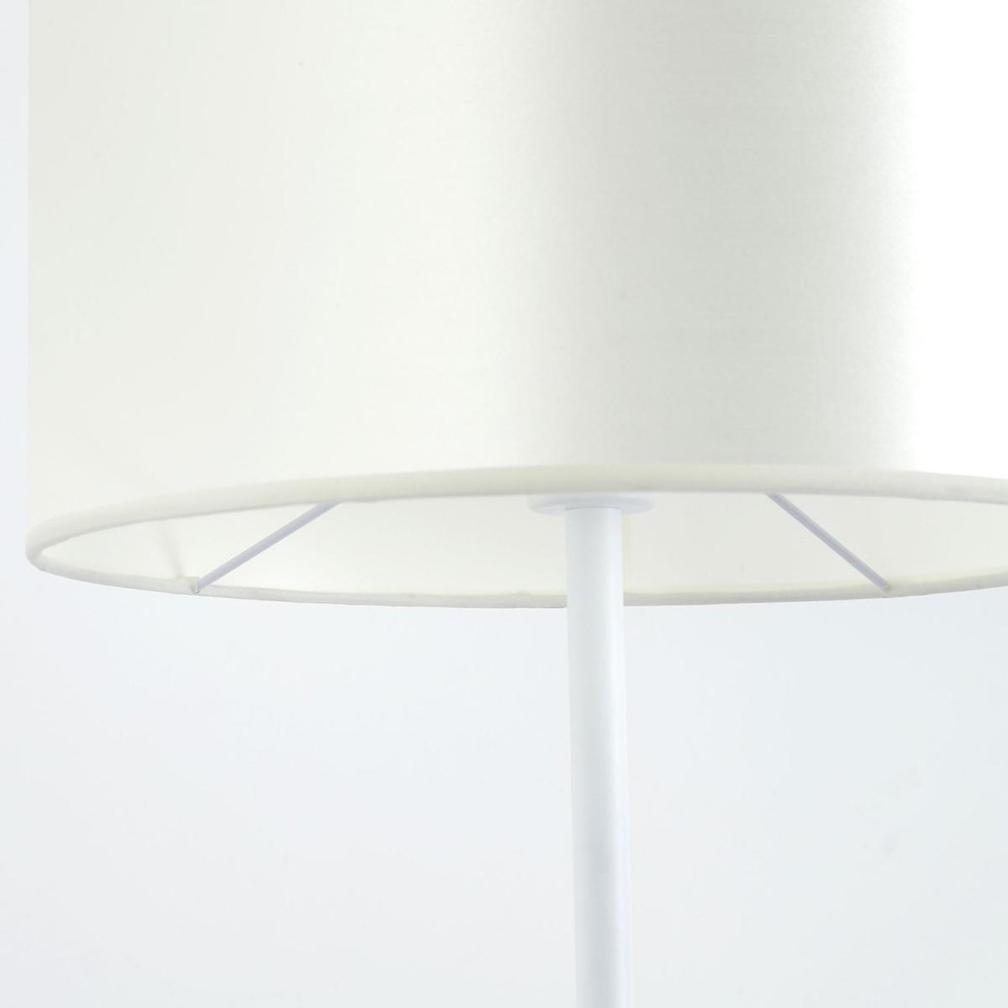 Voir la diapositive 4 : Paris Prix Lampadaire Design  Tablettes  168cm Blanc