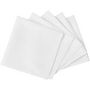 Voir la diapositive 2 : VIDAXL Serviettes de table 25 pcs Blanc 50x50 cm