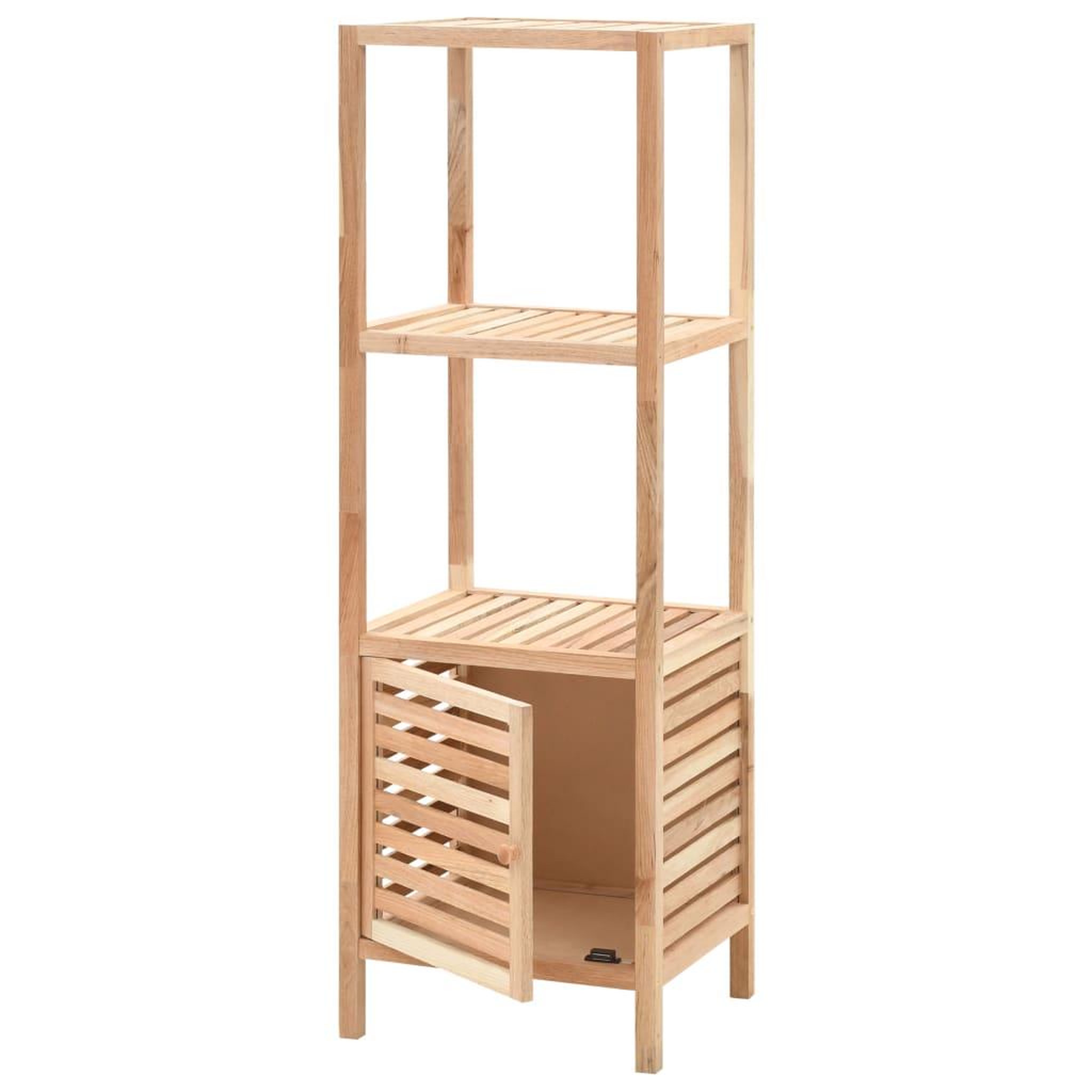 Voir la diapositive 2 : VIDAXL Armoire de salle de bain Bois de noyer 39,5x35,5x123 cm