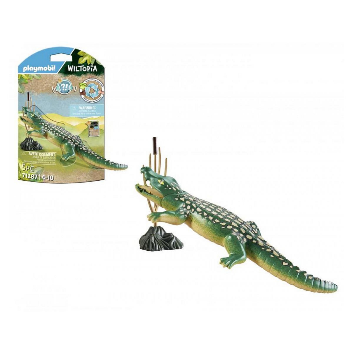 PLAYMOBIL 71287 Alligator et decor wiltopia