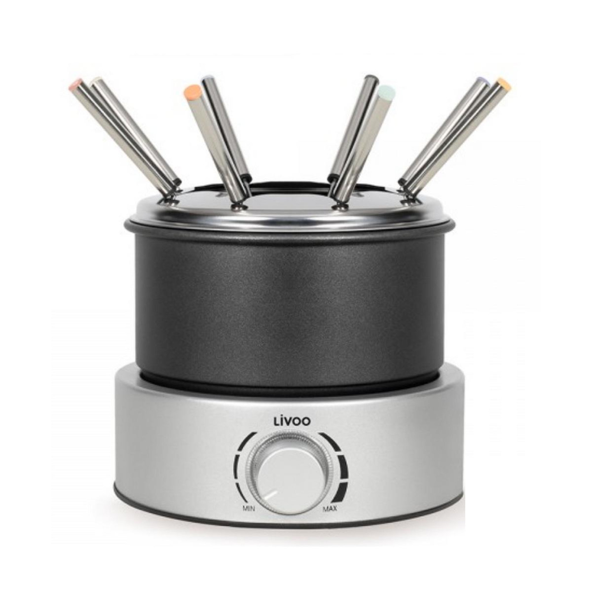 LIVOO Appareil à fondue électrique 800w 8 fourchettes - doc333