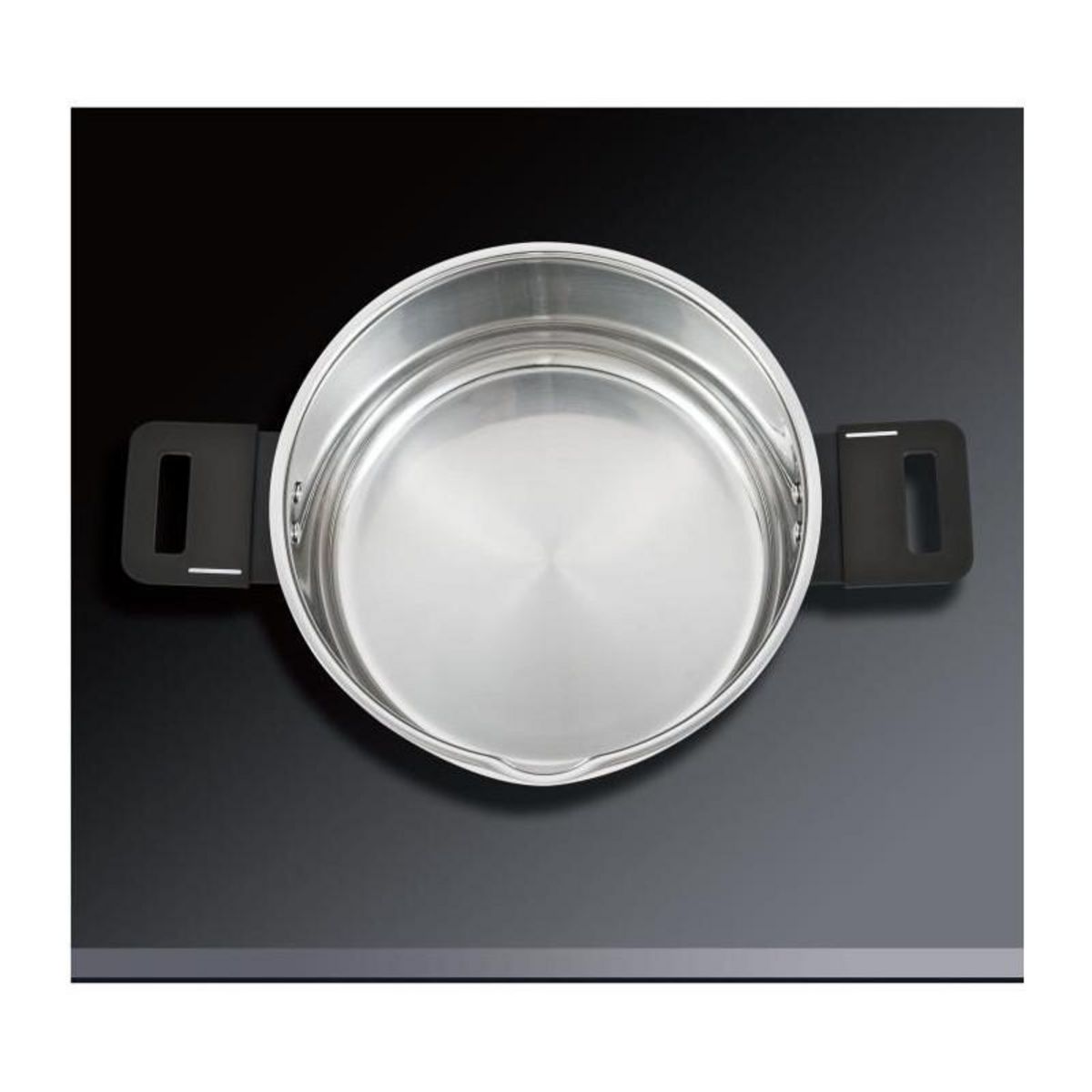 Arthur Martin Faitout 24 cm - ARTHUR MARTIN - AM945GT - 3 couches triple action : cuivre, aluminium, inox - Tous feux dont induction