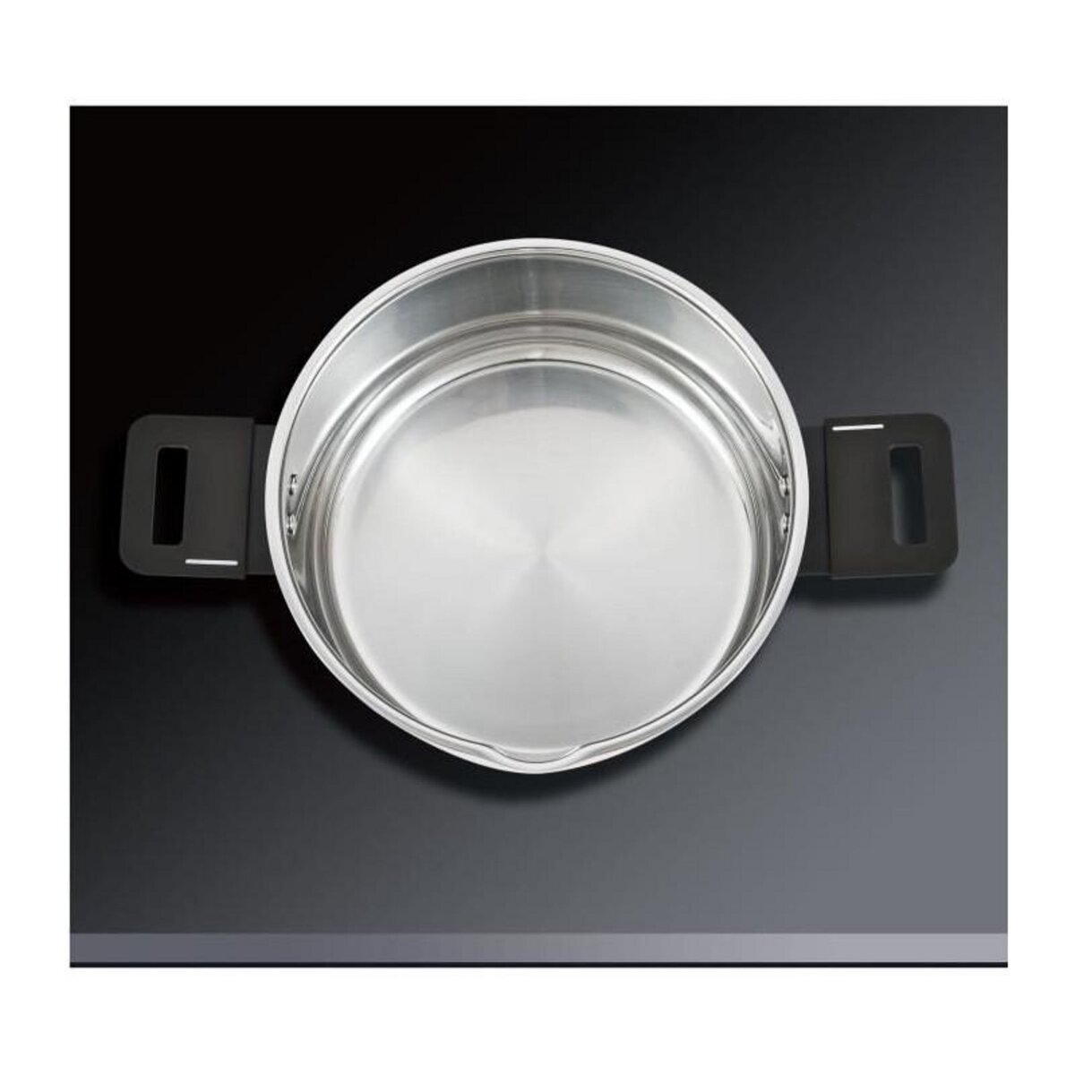 Arthur Martin Faitout 24 cm - ARTHUR MARTIN - AM945GT - 3 couches triple action : cuivre, aluminium, inox - Tous feux dont induction