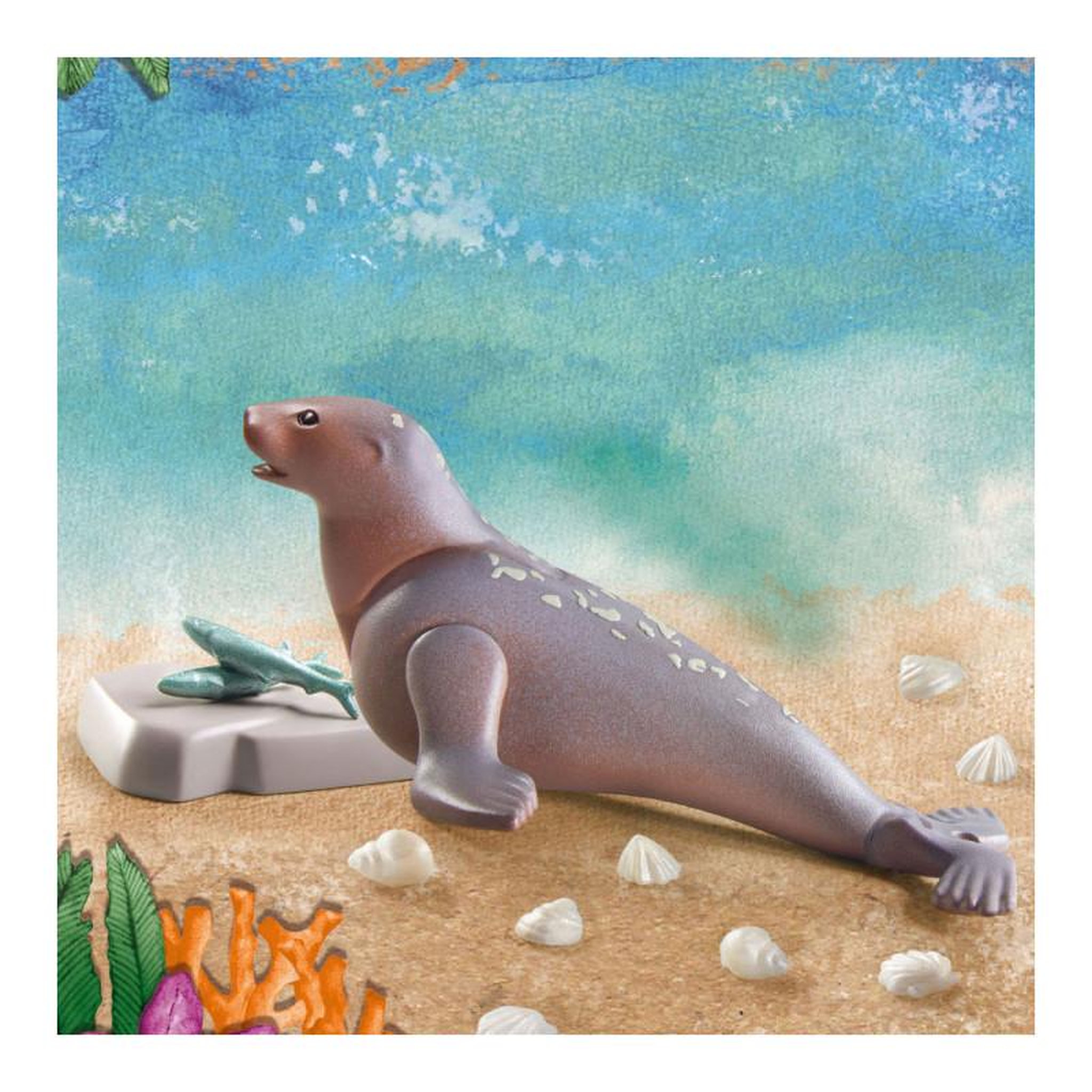 Voir la diapositive 4 : PLAYMOBIL 71288 - Pochette animaux - Lion de mer