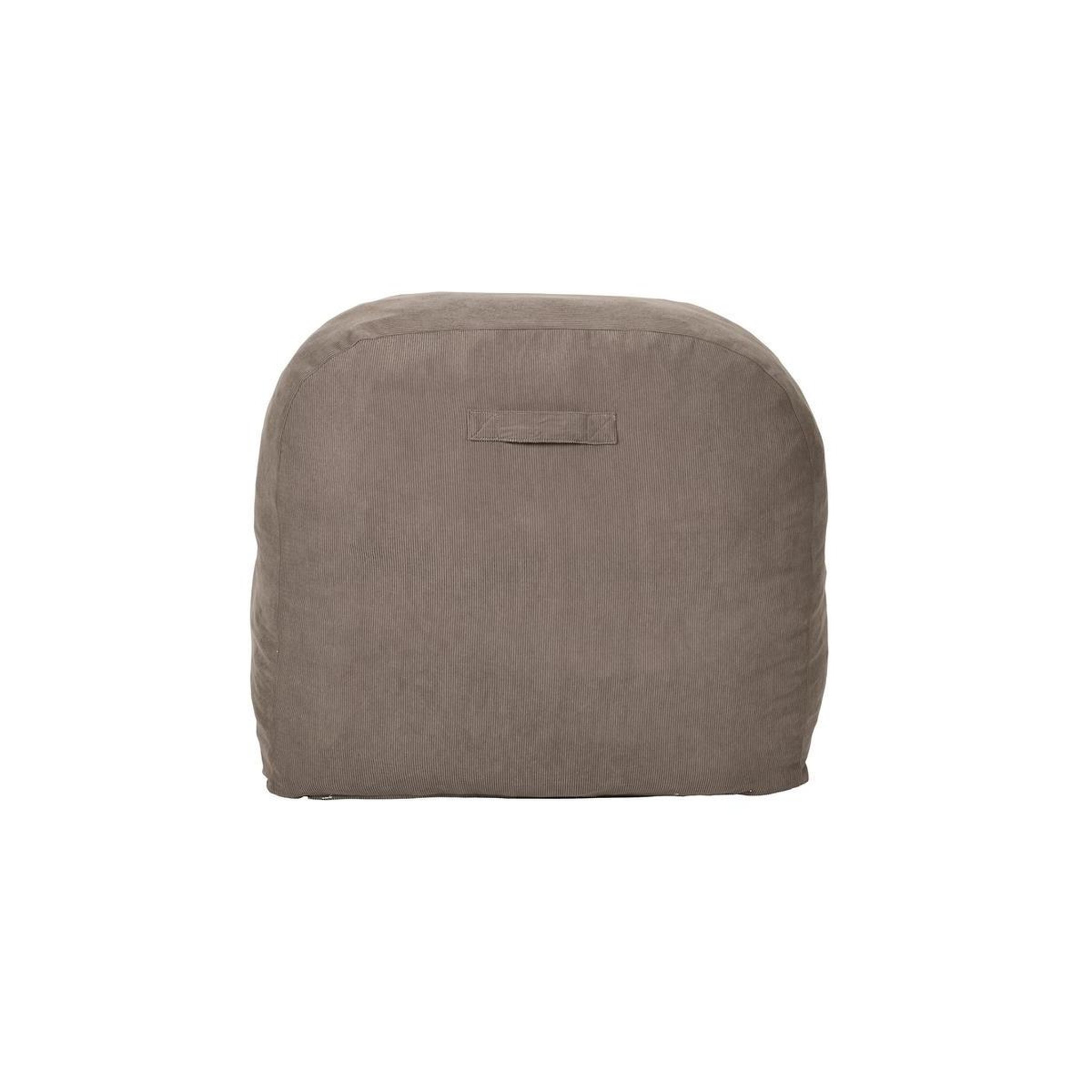 Voir la diapositive 4 : The Home Deco Factory Fauteuil compressé côtelé  jules  85cm taupe