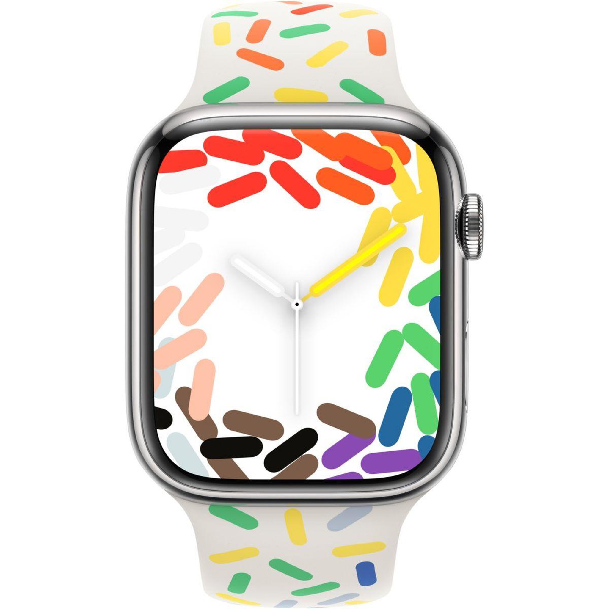 Voir la diapositive 3 : APPLE Bracelet 45mm Pride Edition - S/M