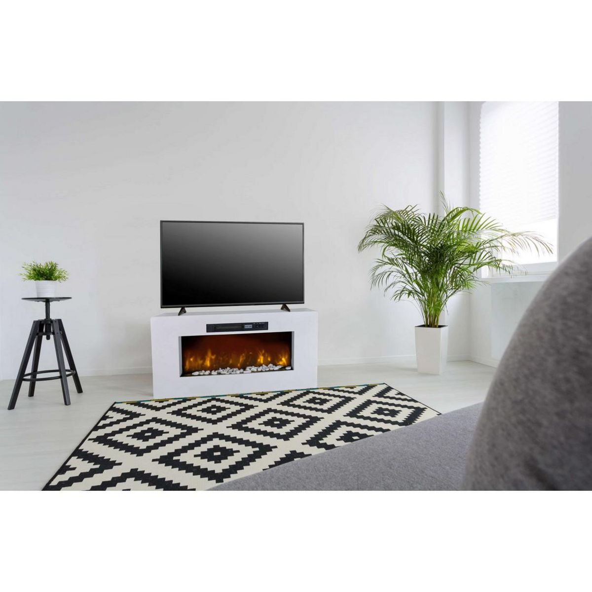 Chemin'arte Meuble cheminée électrique 2000 w - 121