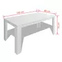 VIDAXL Table de salle a manger 140 x 80 x 75 cm blanc