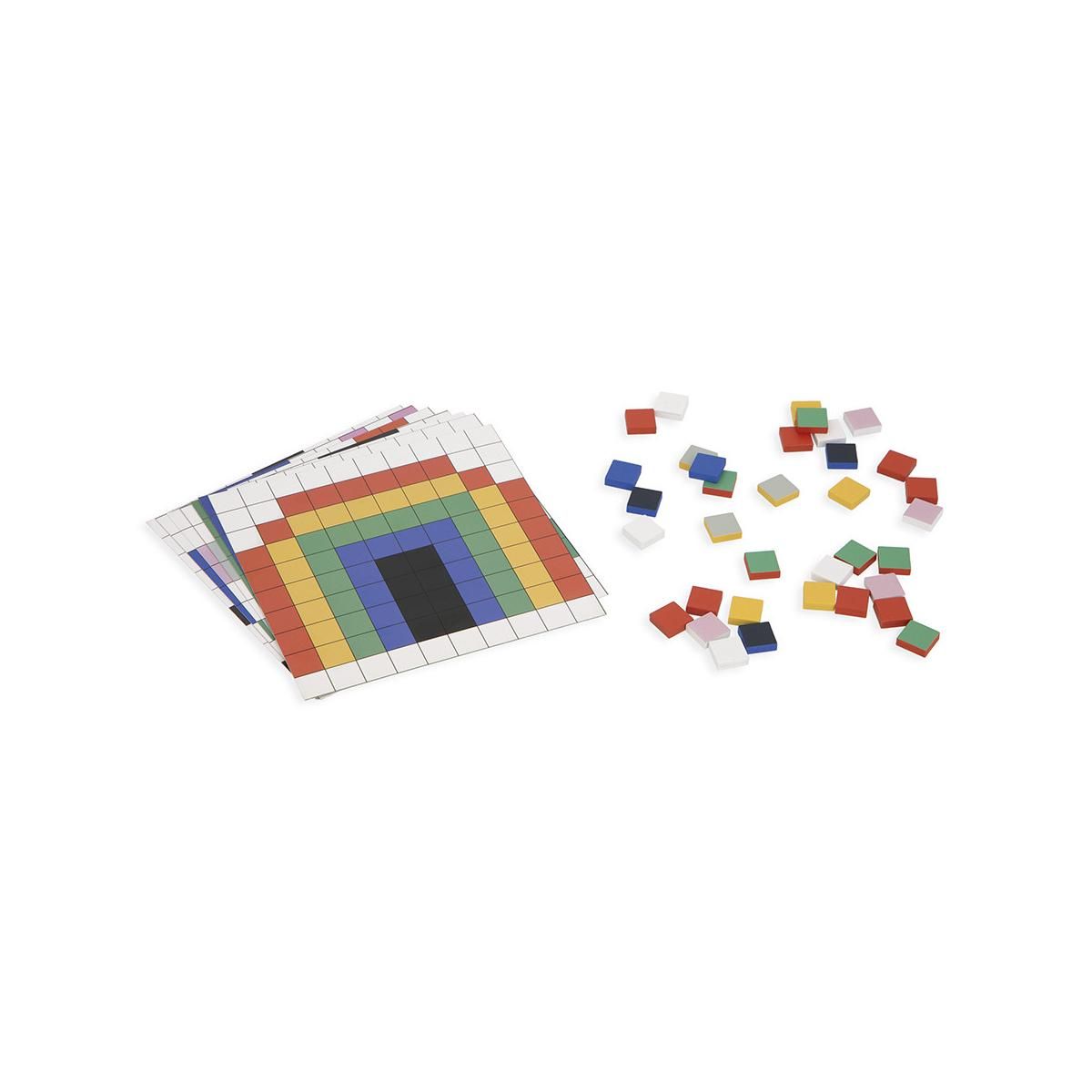 Juratoys-Janod coffret pedagogie : mosaique symetrie et codage
