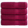 Voir la diapositive 1 : VIDAXL Serviettes de bain de qualité supérieure SOLUND 4 pcs bordeaux