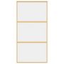 Voir la diapositive 4 : VIDAXL Porte coulissante dore 102,5x205cm verre ESG clair et aluminium