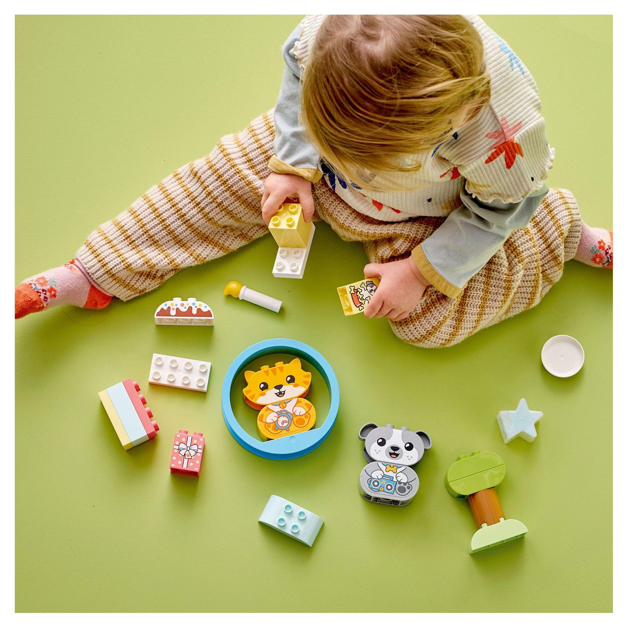 Voir la diapositive 7 : LEGO DUPLO 10977 Mes Premiers Chiot et Chaton avec Effets Sonores, Jouet d'Éveil Enfant