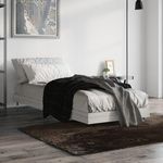 VIDAXL Cadre de lit sans matelas sonoma gris 75x190 cm