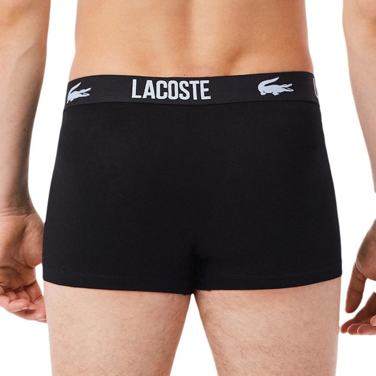 Lacoste X3 Sous vêtement /Rouge/Blanc Homme  acoste Stretch