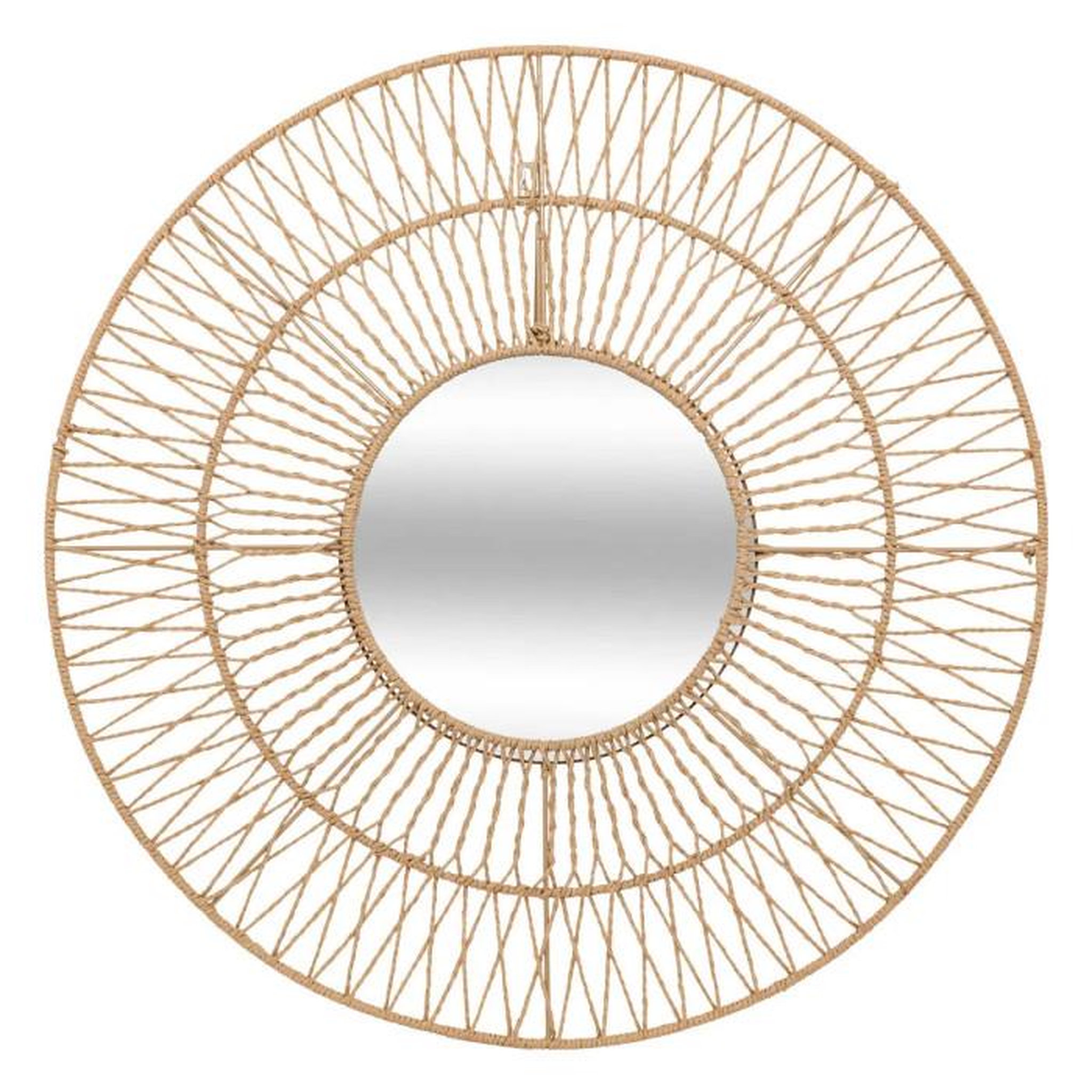 ATMOSPHERA Miroir Déco Corde  Millie  75cm Naturel