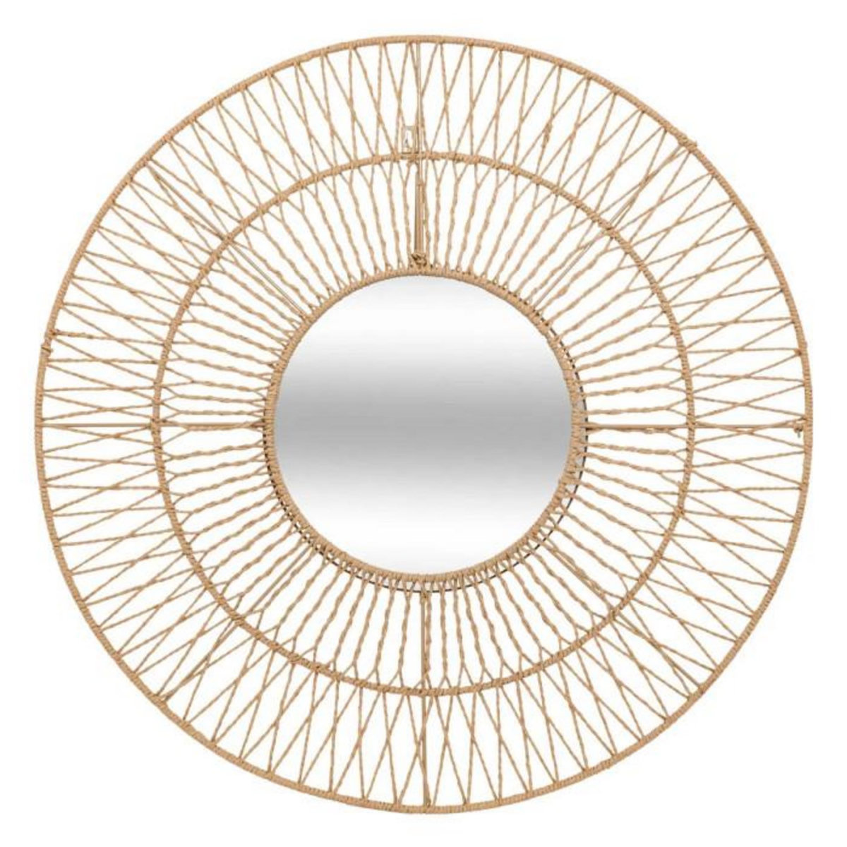 ATMOSPHERA Miroir Déco Corde  Millie  75cm Naturel