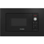 Voir la diapositive 1 : BOSCH Micro-ondes solo 20l 800w encastrable noir - bfl623mb3f