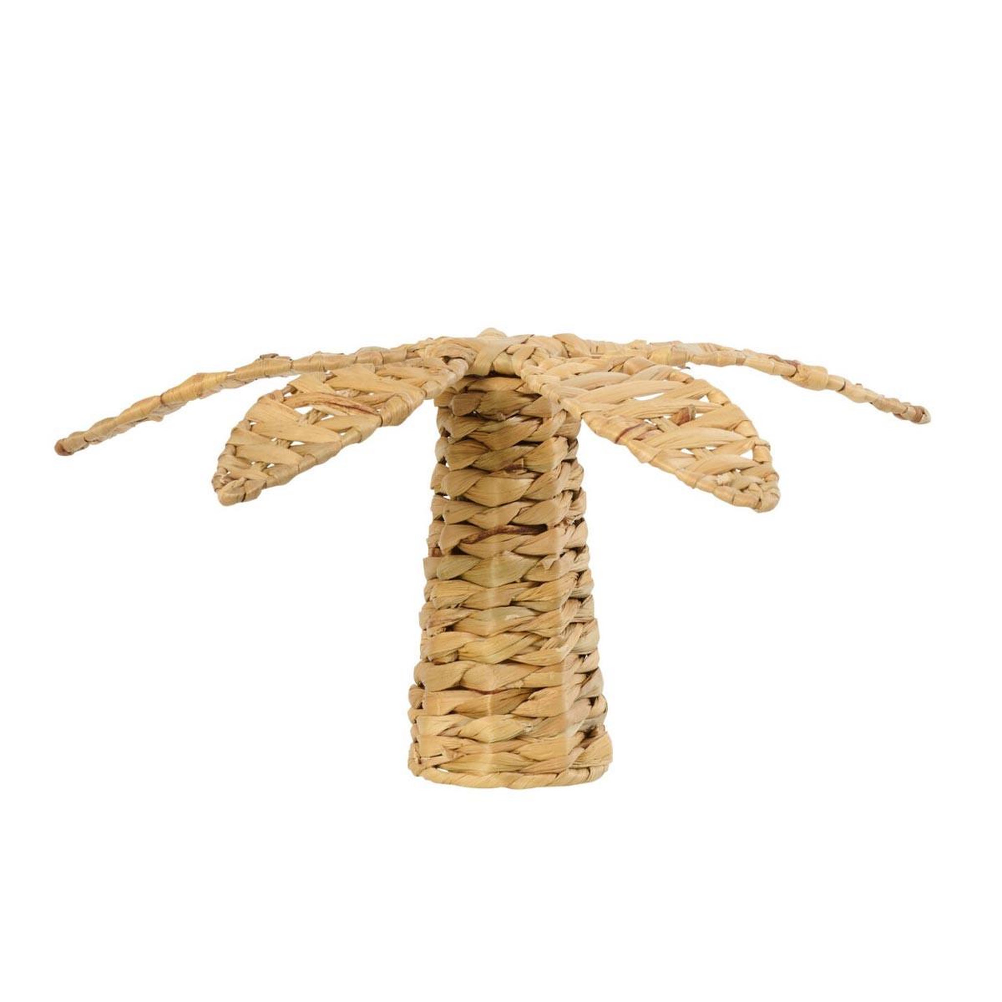 J-LINE Palmier déco en jacinthe  coco  20cm naturel