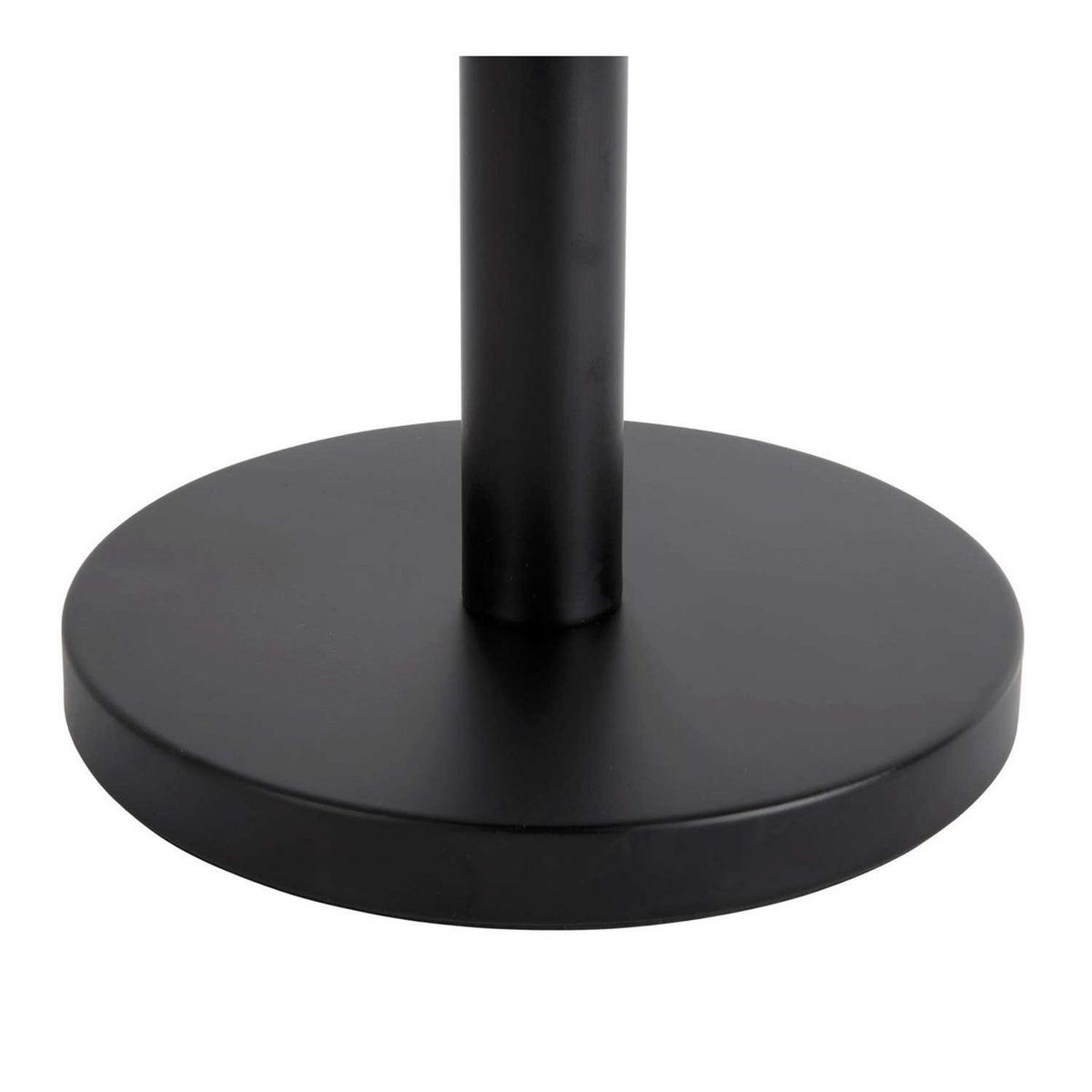 PRESENT TIME Porte essuie-tout en acier inoxydable - Noir