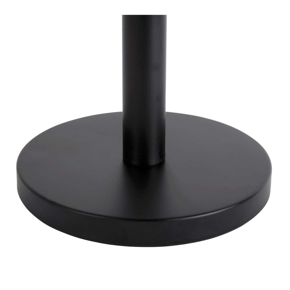 PRESENT TIME Porte essuie-tout en acier inoxydable - Noir