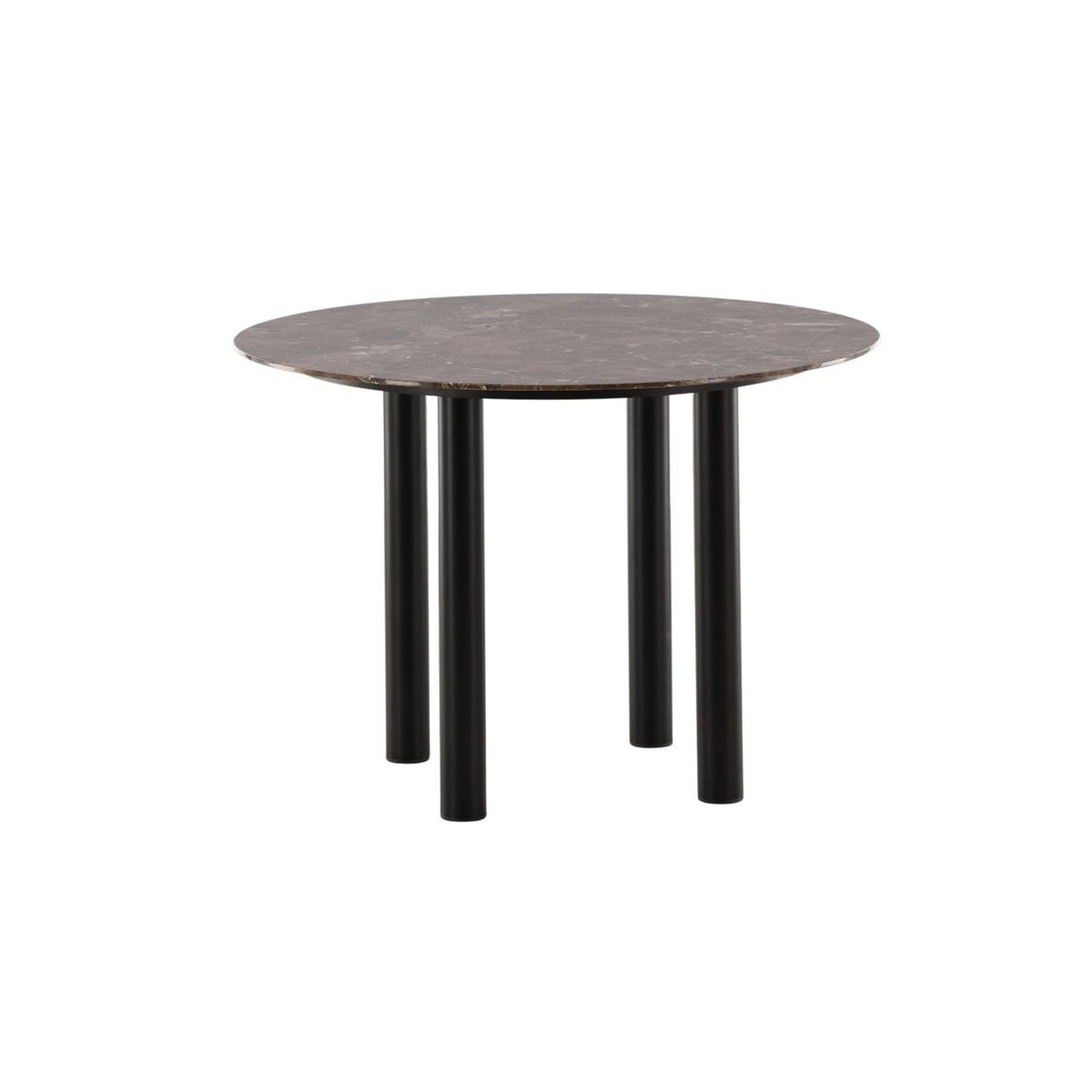 Voir la diapositive 3 : Paris Prix Table à manger ronde  havsten  106cm marron