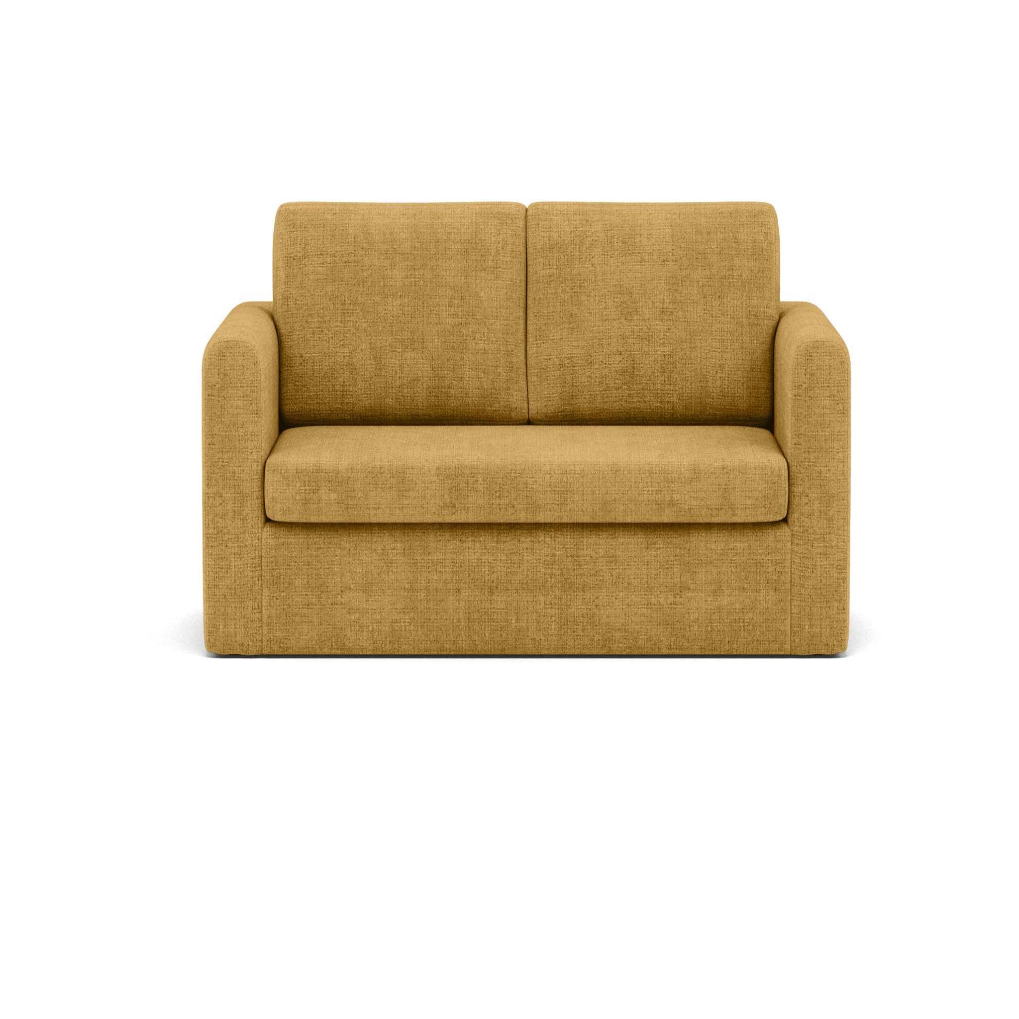 Voir la diapositive 1 : BEST MOBILIER Marilia - canapé 2 places convertible déplimousse en velours texturé