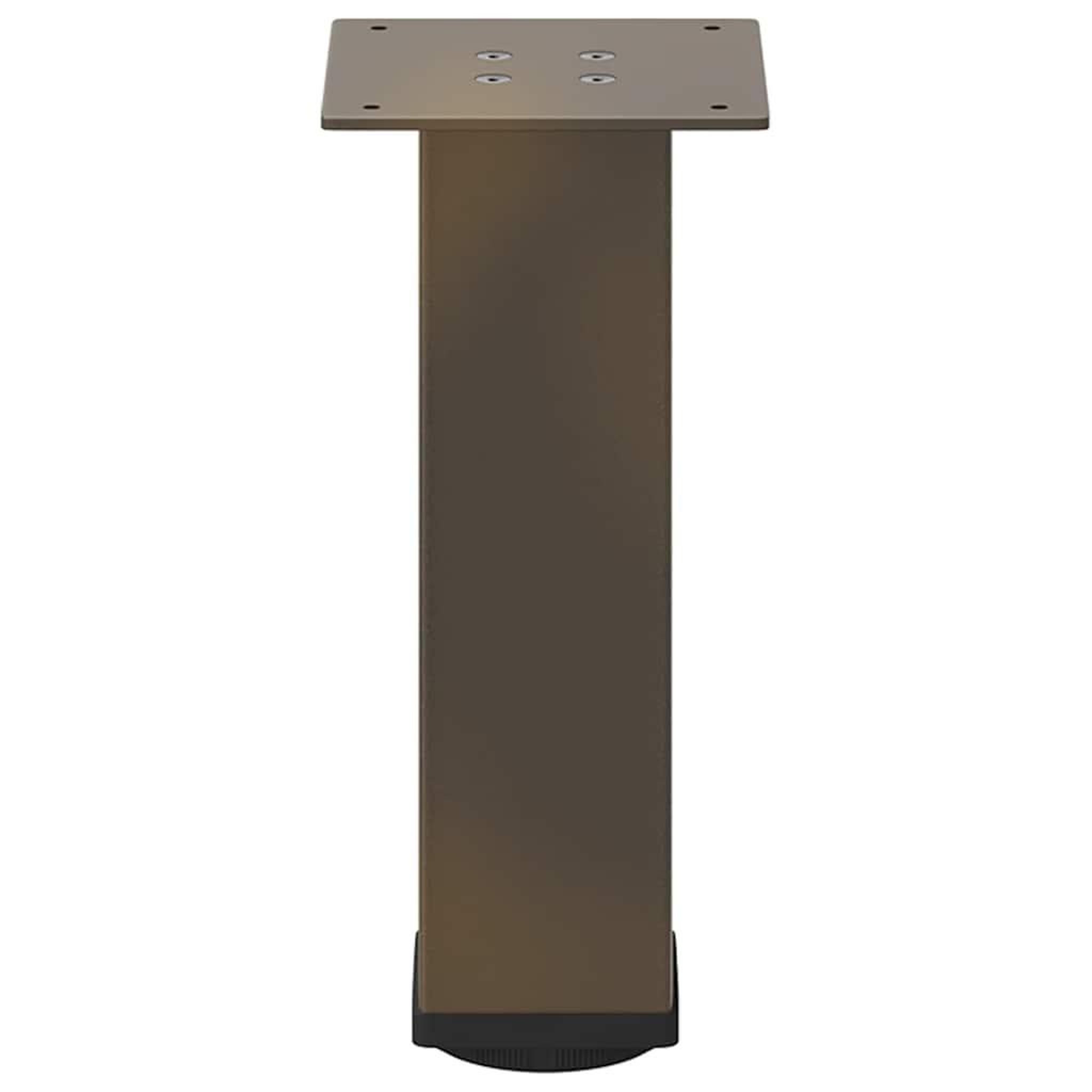 Voir la diapositive 5 : VIDAXL Pieds de table basse acier naturel 4 pcs 30-32 cm acier