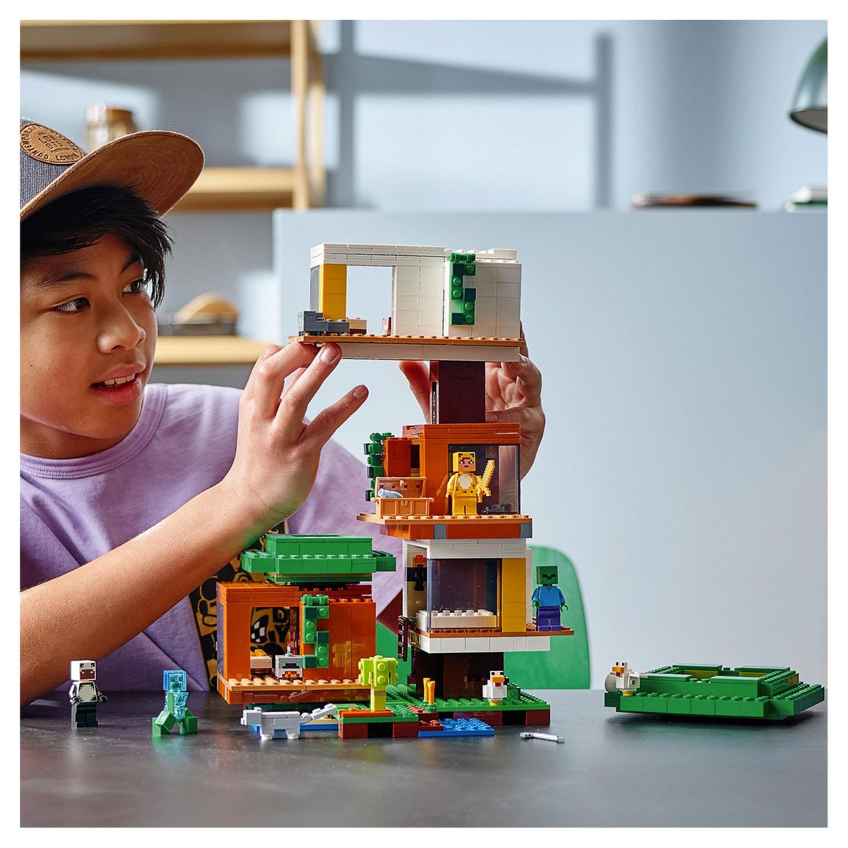 LEGO Minecraft 21174 - La cabane moderne dans l&rsquo;arbre