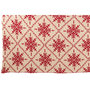 Voir la diapositive 3 : Paris Prix Plaid Imprimé  Flocons de Neige  130x180cm Blanc Cassé