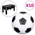 VIDAXL Ballons de baby foot 10 pcs 32 mm ABS