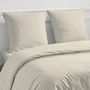 Voir la diapositive 3 : FUTURE HOME Drap housse en coton 57 fils uni bonnet 25cm