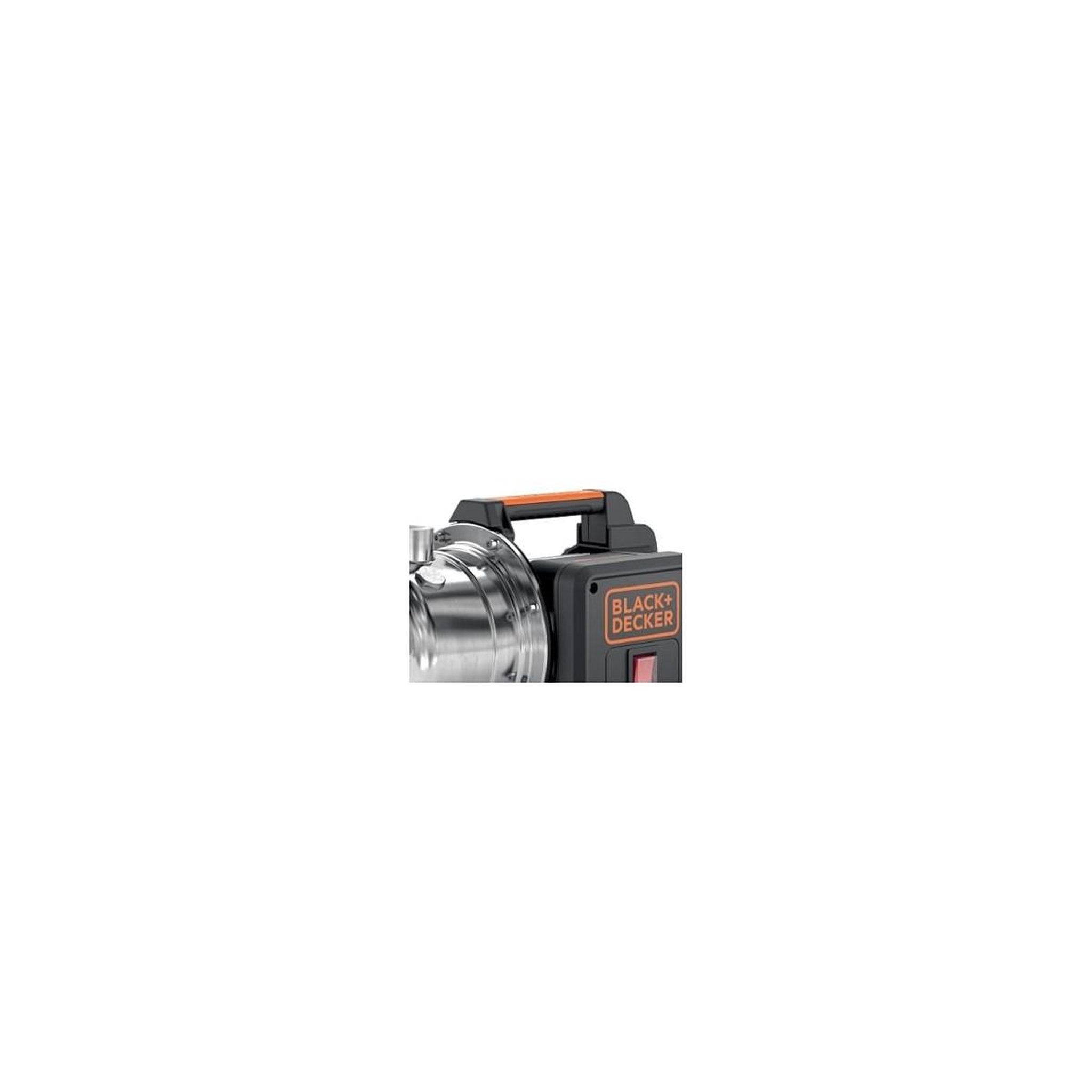 Voir la diapositive 6 : Black et Decker Pompe d'arrosage auto-amorçante eaux claires 1100W 4.5 bar 230V Moteur induction BLACK & DECKER