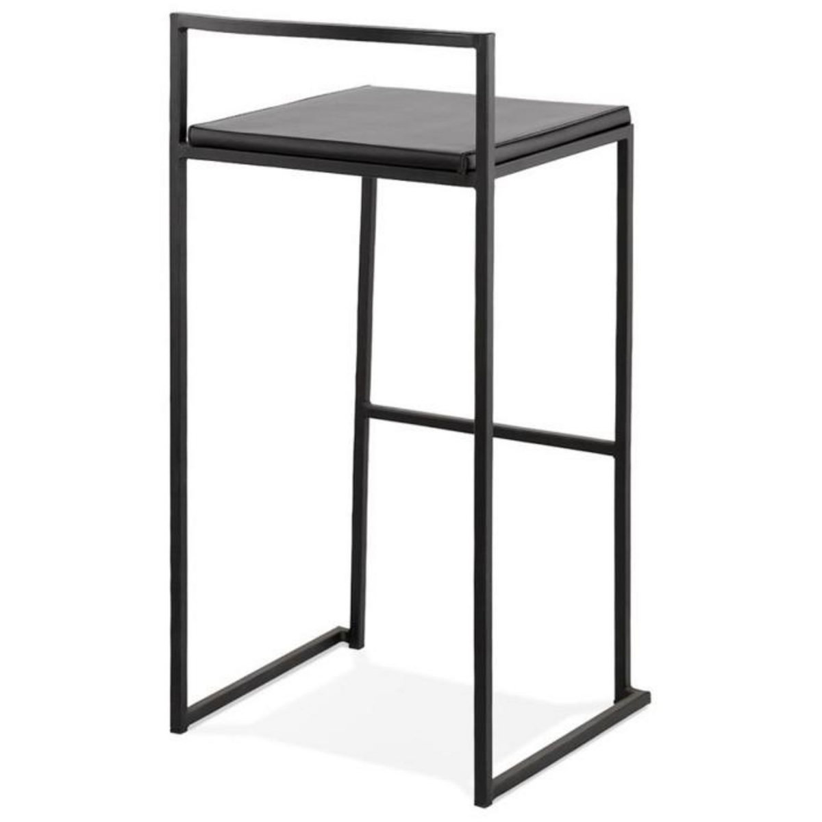 Paris Prix Tabouret de Bar Design Industriel  Line  87cm Noir